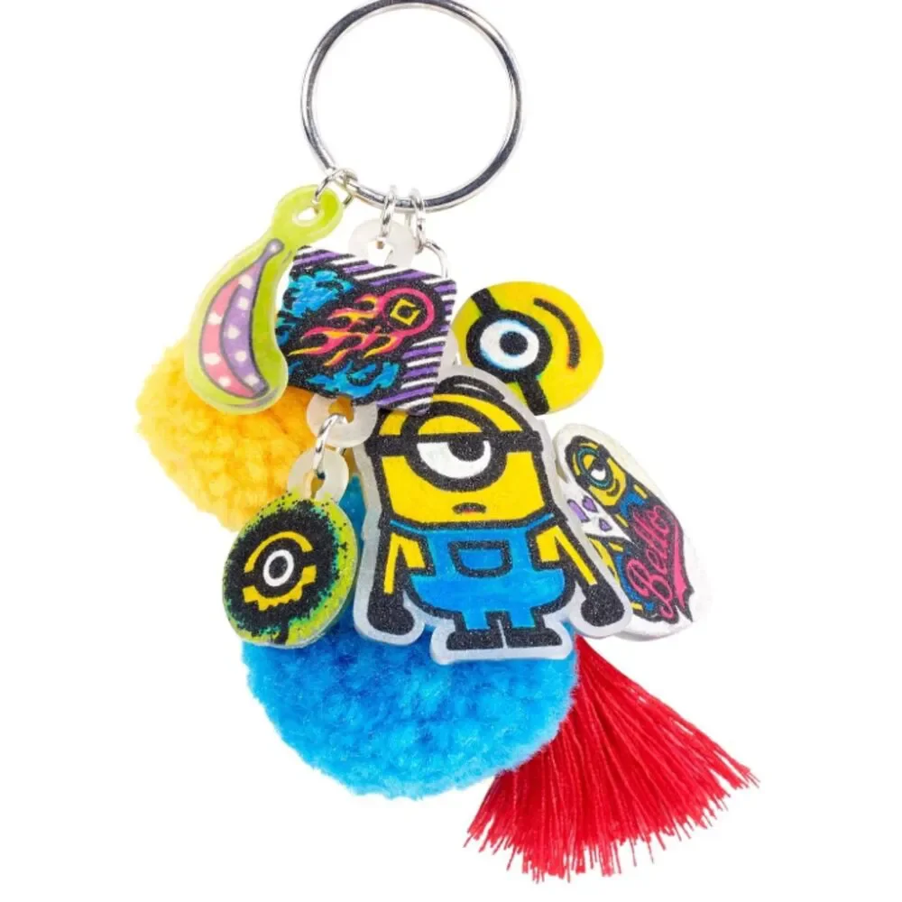 Minions Keychain Making Kit Makes 4 Keychains Shrink a Dink Rise of Gru NEW NWT